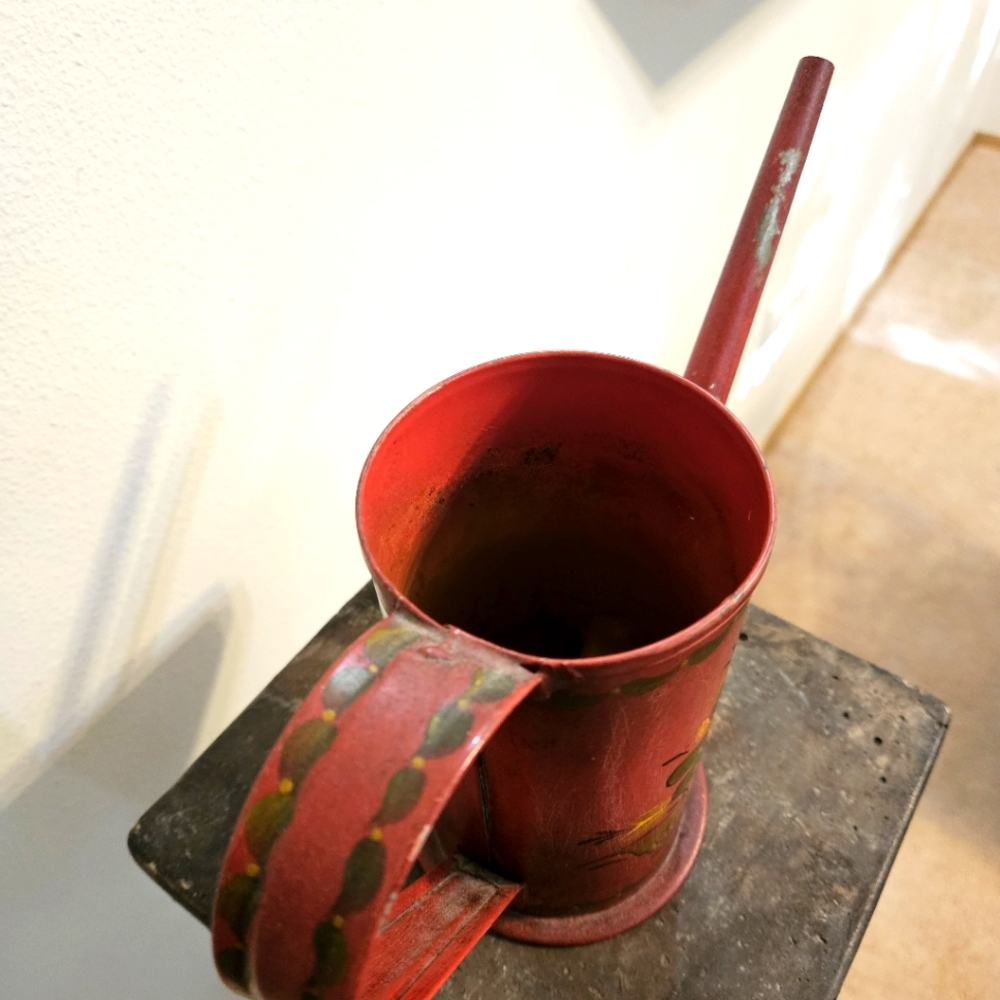 Watering Can Vintage Tolewear - Picture 5 of 8